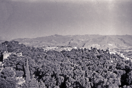 img017-Blick von der Alhambra in die Sierra Nevada-1, impaint, sharpen, denoise, black&white-560
